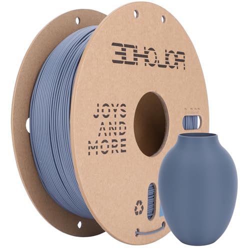 Matte PLA Filament 1.75mm, 1kg, Grey, 1.75mm Diameter, 2.2lbs Display Weight Matte-grey