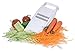 Swissmar Börner PowerLine Thin Julienne Vegetable Slicer – Precision Mandoline Slicer for Potatoes, Zucchini, & Hard Fruits - Perfect for Vegetable Salad – Essential Kitchen Gadgets - White