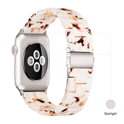Image of Light House Apple Watch Bands-Fashion Lightweight Resin iWatch Bands for Women Men 38mm /40mm /41mm /42mm(Series 11 10), 49mm /46mm /45mm /44mm /42mm(S 3 2 1), Compatible with Apple Watch Series 11 SE 10 9 8 7 6 5 4 3 Ultra