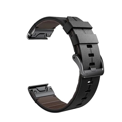 レザーバンド QuickFit 22mm for Garmin Fenix 7 Pro Solar/Garmin Approach S70 47mm/Forerunner 965/Fenix 7/Fenix 6 GPS/6 Pro GPS/6 Pro So
