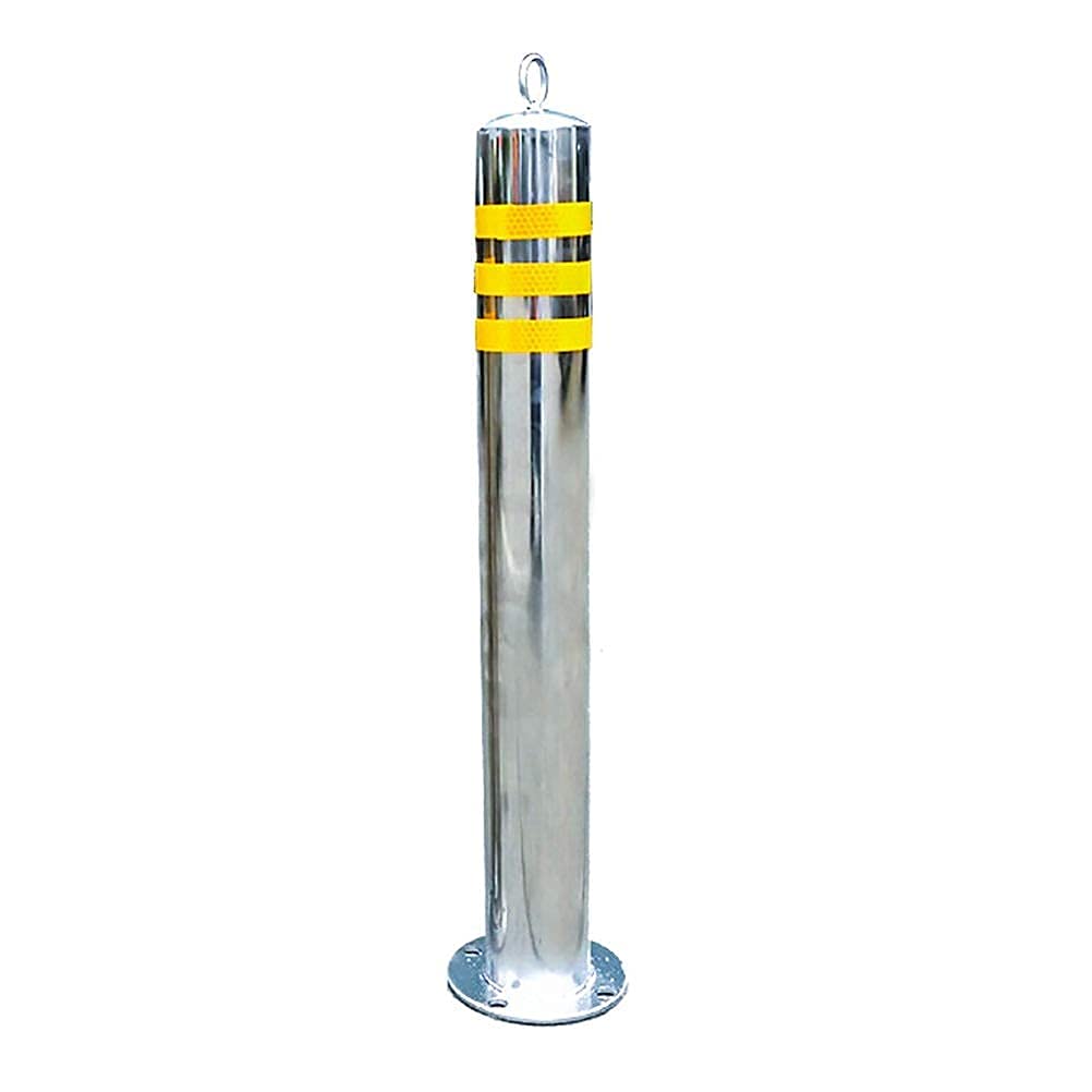 AYCDL Delineator Post Cones,Bollards has a Hanging Ring,Safety Barrier Bollard Features Reflective Tape,Easy Installation Street Bollard Parking Post