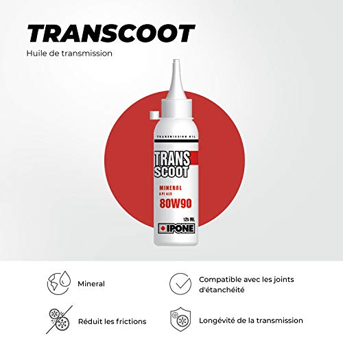 IPONE – Huile de Transmission Scooter – Transcoot – 125 ml – Limite les frottements – Longévité de la Transmission - Prêt à l’emploi - Image 4