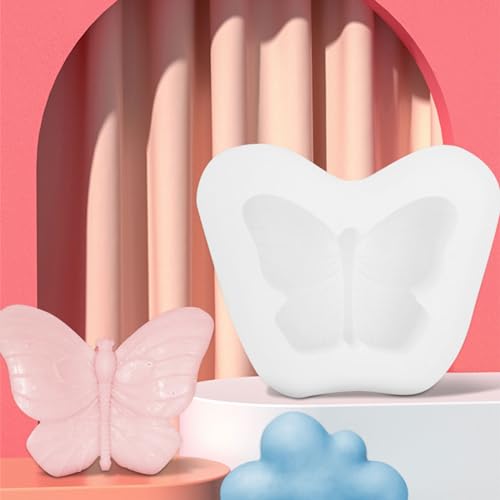 Molde de silicona para cubitos forma mariposa 75x66mm miniatura 3