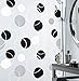 Produktbild Spirella Anti-Schimmel Duschvorhang "Bubble" Anti-Bakteriell, waschbar, wasserdicht PEVA 180x200cm Weiß Schwarz