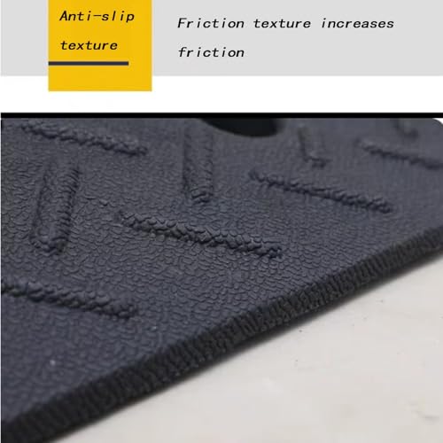 Rampas de umbral de goma y plástico, resistentes a la presión, aptas para coches y vehículos eléctricos, dimensiones 100 x 25 x 8 cm miniatura 4