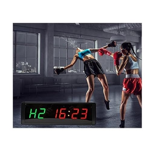 Temporizador digital deportivo LED con control remoto 2 pcs miniatura 4