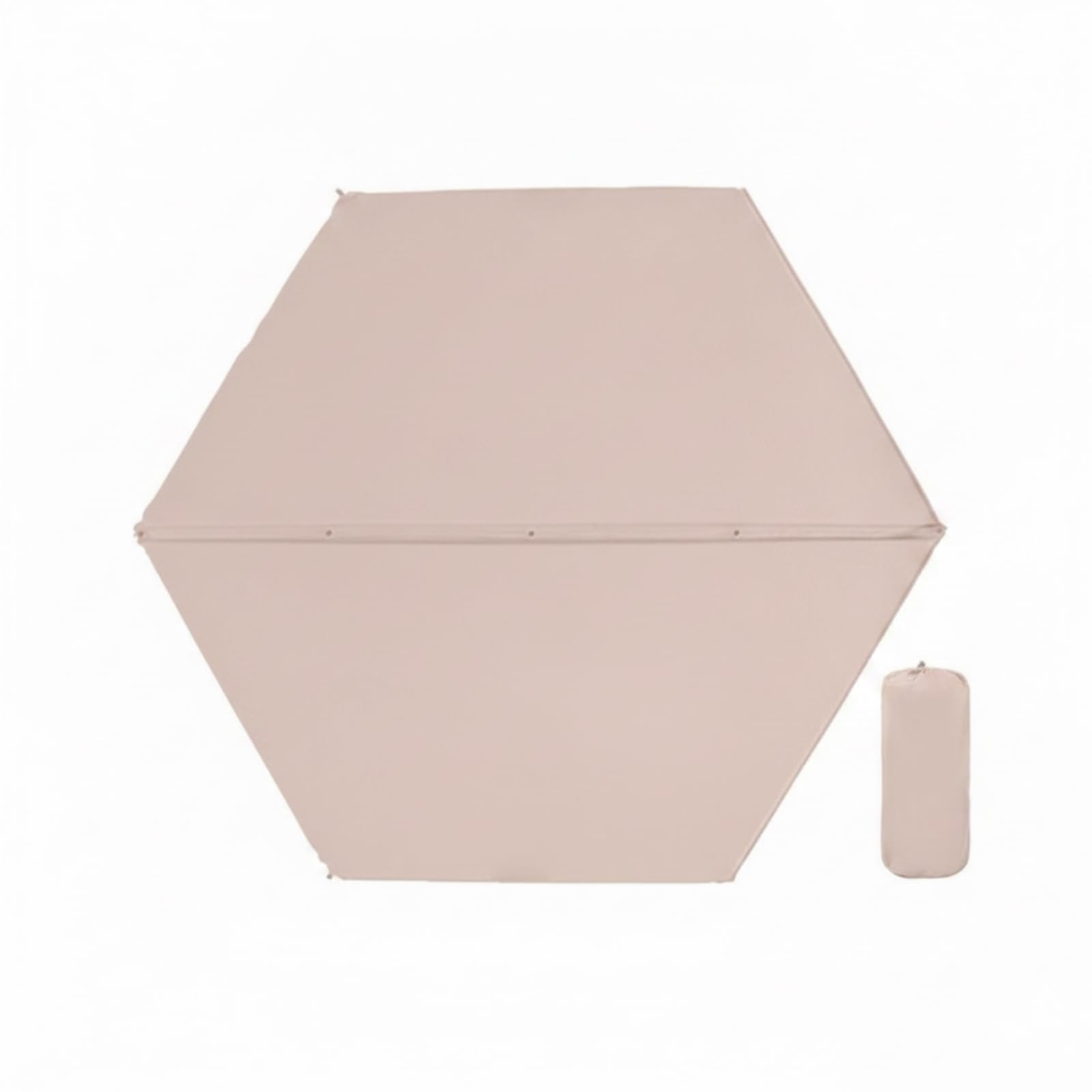 Baoblaze Materassino Autogonfiante da Campeggio Materassino Tappetino Cuscino con Profilo Imbottito 2.5 Cm in Poliestere Pvc Schiuma Memory Pieghe a Cerniera