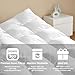 zzlamb Kids Toddler Comforter Crib Blanket, Warm Baby Down Quilt Crib Comforter Small Duvet Insert, Lightweight Soft Noiseless Cotton-Blended Shell Down Proof Machine Washable, White 41x48in