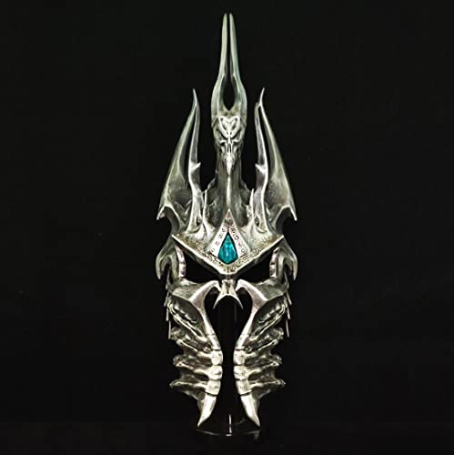 Norron The Ghost Knight Lich Overlord Cosplay Helmet Full Size Glacier Crown Props Resin