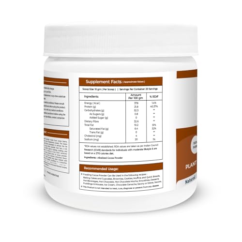 Image of Premium Natural Cocoa Powder | Unsweetened & 100% Pure | Perfect for Baking, Smoothies, and Hot Chocolate | Vegan, Gluten-Free, and Non-GMO | 200g