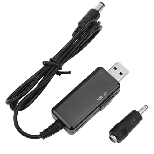 Cavo convertitore Step-Up USB Cavo Booster da USB a CC Cavo Router Power Bank Da 5 V a 9 V 12 V con Display Digitale Regolabile 5521 M