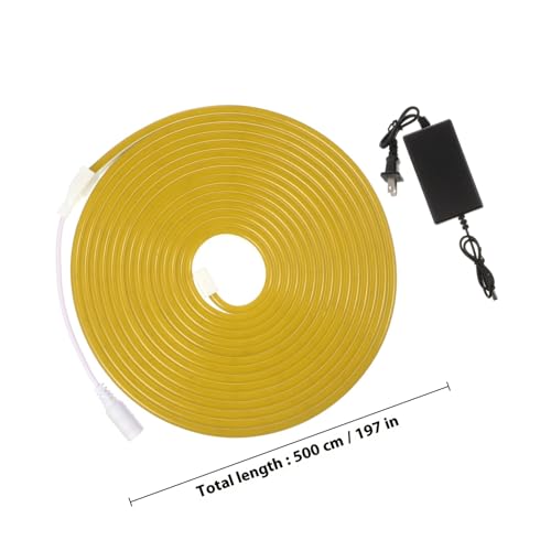 Tira de luces LED flexible 5m color amarillo para interiores miniatura 2