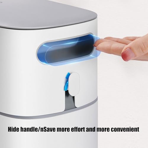 Cubo de basura para baño pequeño que soluciona los malos olores en espacios reducidos 5