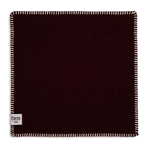 RØROS TWEED Stemor Sitzunterlage - aus norwegischer Lammwolle - Design von Kristine Five Melvaer - Maße: 45 x 45 cm (26572 - Wine) Cover