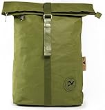 🌱 Daypack FEDERLEICHT & ROBUST - Mit nur knapp 500 Gramm ein Leichtgewicht sehr rückenfreundlich erweiterbar. Der Naturstoff Papier ist atmungsaktiv, passt sich der Körperform an und ist extrem tragfähig. Frei von Pentachlorphenol (PCP) und Bisphenol A (BPA). Die Metallbestandteile sind nickel- und bleifrei.