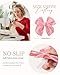 doboi 20PCS Fable Bows 3.6 Inch Hair Clips Baby Girls Hair Clips Cotton Linen Bows for Girls Solid 10 Color Hair Accessories for Baby Toddlers Kids