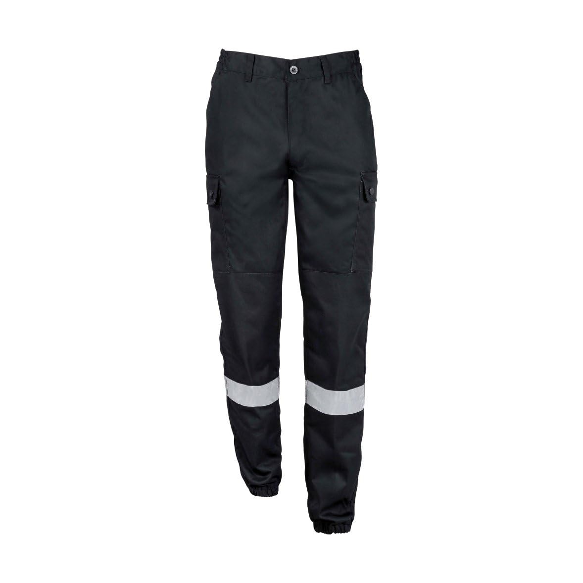City Guard Pantalon Sécurité Noir Bandes rétro-réfléchissantes