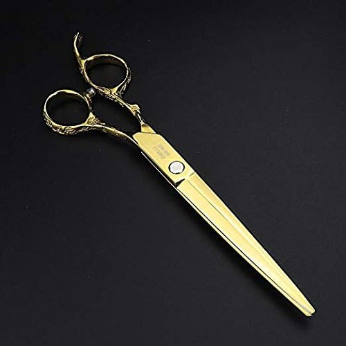 Hairdressing salon hair scissors 7-inch gold personality hair cutting scissors barber styling tools