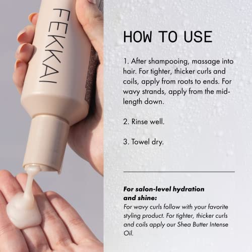 Fekkai Shea Butter Intense Moisture Conditioner - 8.5 Oz - Provides Extreme Hydration, Tames Frizz & Repairs Split Ends - Salon Grade, Ewg Compliant, Vegan & Cruelty Free #TOP3