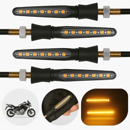 Image of LED Motorcycle Turn Signal Indicators | Capable for Hero XPULSE 200 4V | (Pack OF 4)