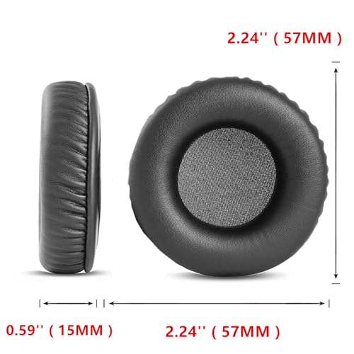 1 Pair of Ear Pads Cushion Cover Earpads Earmuff Replacement Compatible with Jabra Evolve 20 30 40 65 Headset