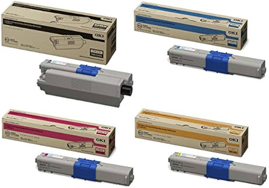 OKI TNR-C4KK1 /Y1/M1/C1 4色セット　純正　箱破れ Amazon.co.jp: OKI トナーカートリッジTNR-C4KK1/C1/M1/Y1 4色