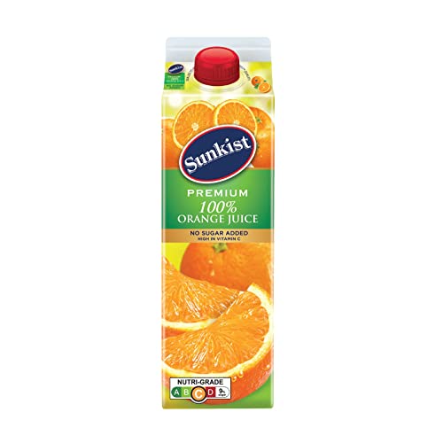 Sunkist Premium 100% Orange Juice Chilled 1L