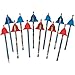 Superhero Pencils with Eraser Capes - 1 dozen