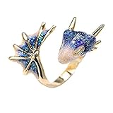 die magischen drachenringe Ideal Geschenke: Diese eastern-stil drachen ring zieht inspiration von den tagen von alt. ist schmuck sammlung von jede drachen enthusiasten. für frauen, mädchen, dame auf mutter der tag, hochzeit, freundschaft, urlaub oder irgendeinem speziellen tag.