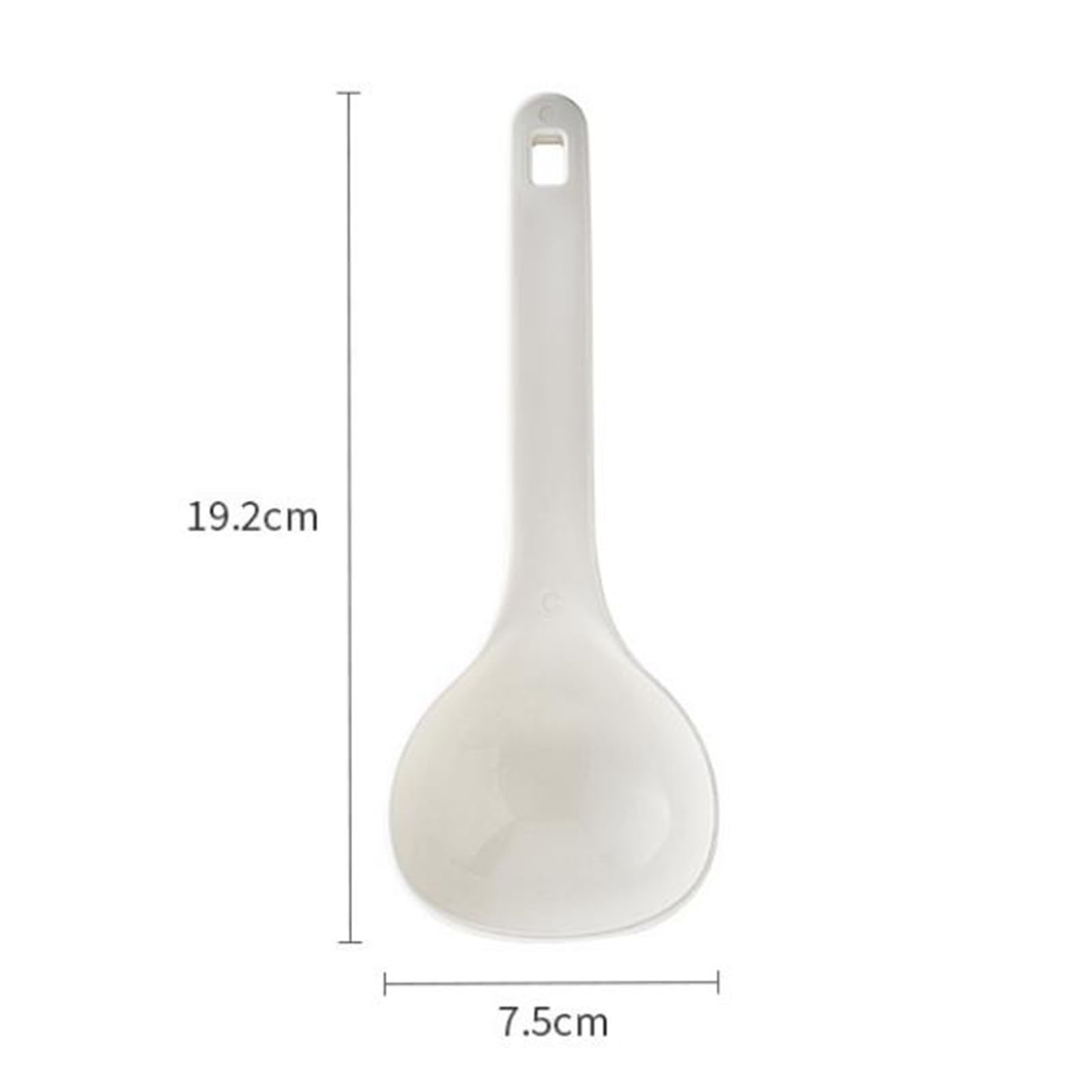 Cuchara de cocina, Cuchara sopera de plástico for cocina, cucharón mango largo, for servir sopa for cocinar en la