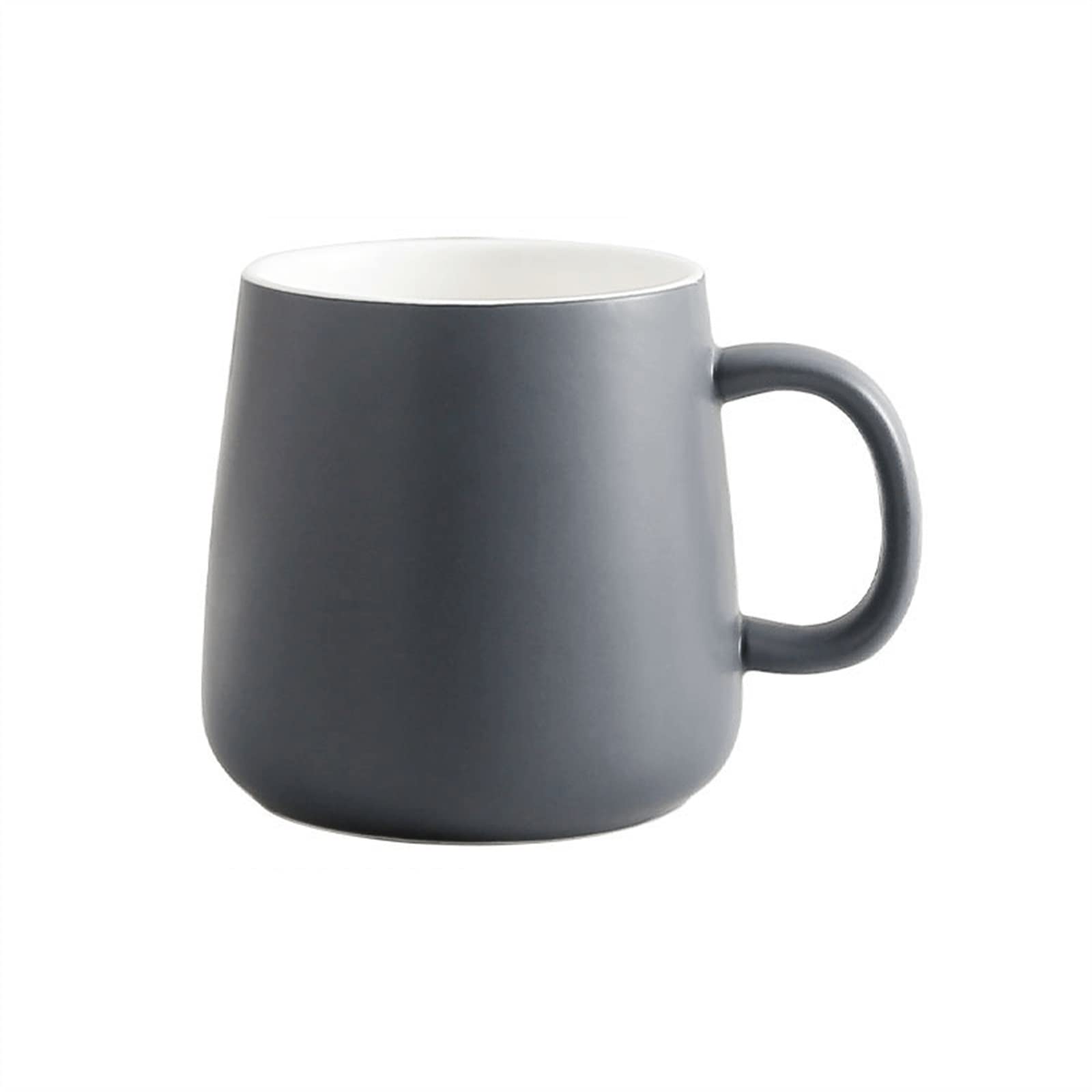 Zxfiytbh Gris Mug Cups 380Ml Simple Ceramic Coffee Cup Household Milk Breakfast Office Drinking Coffee Drink Cup