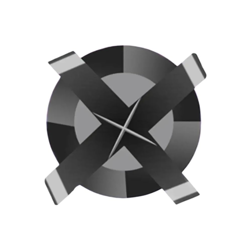 Herramienta de perforación de vidrio Juego de 10 brocas carburo tungsteno aleación dura, hexagonales cruzadas for azulejos, abridor agujeros for cerámica y vidrio