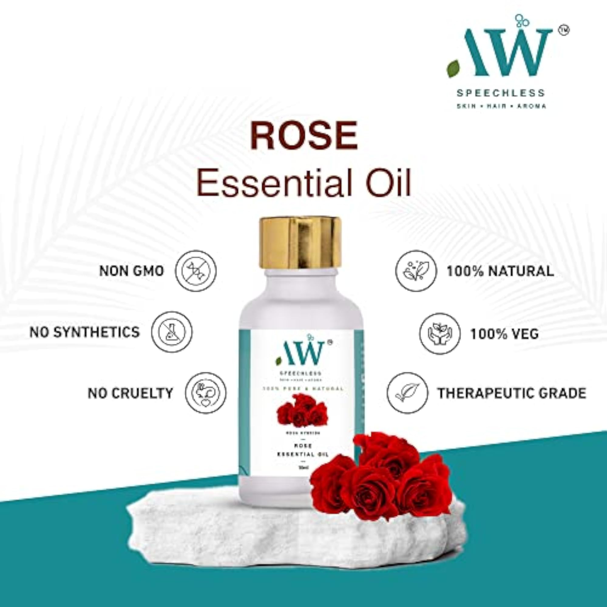 Rose Essential Oil - 10ml Therapeutic Grade