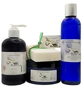 BCH Organic Jasmine Spa Kit – 4-in-1 All Natural Body Care Set with Body Wash, Scrub, Moisturizer...