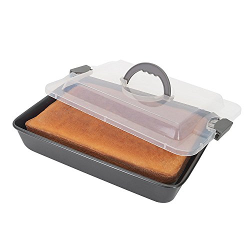 Rustidera Antiadherente 35X25X6Cm. Dolceforno Superior En Oferta Metaltex Dolceforno Rustidera Con Tapa Y Asa, Acero, Negro, 33 Cm