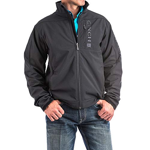 Cinch Men's Softshell Bonded Jacket Black Small