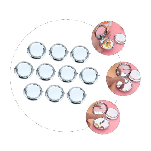 Miroirs cosmétiques compacts pliables finis les reflets manqués en déplacement - 4