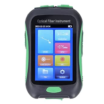 OTDR Fiber Optic Tester, 3.5in Color OTDR Reflectometer Optical Cable ...