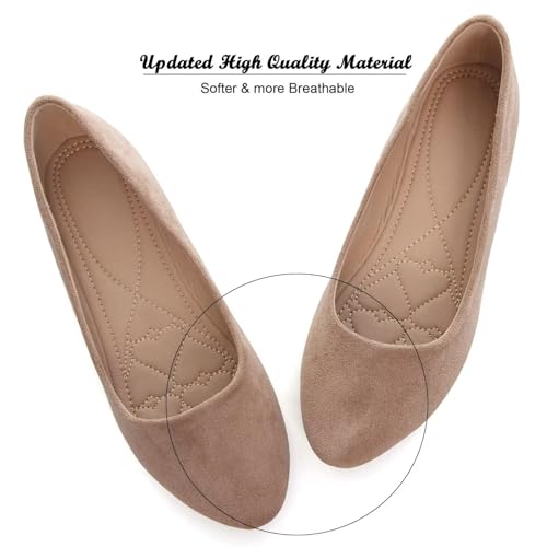 Image of SAILING LU Casual Shoes for Women Dressy Ballet Flats | Comfort Fit, Work Shoes,Casual for Women, Slip-Ons Loafers