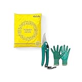 Kraft Seeds Plant Cutter Garden Tool for Home Gardening - 2 Pcs (Branch Cutter, Gardening Gloves) | Durable Pruner for Trees Shrubs and Plant Stem | Essential Handy Tool Kit for Gardening Enthusiasts
