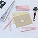 Perlrosa Wachs Seal Sticks, Atobpp 10pcs Wachs Seal Sticks Klebepistole Dichtung WachsSticks für WachsSeal Stempel, Buchstaben Wachs SealSticks für 0.43’’ Klebepistole WachsSealSticks (Perlrosa)