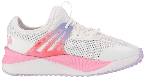 PUMA PUMA Shoes Pacer Future Sneaker, 12 US Unisex Little Kid, White-Vivid Violet
