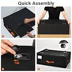 10 inch Height Under Bed Storage with Wheels 2 Pack, Underbed Container - Image 4