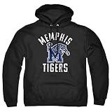 University of Memphis Official Memphis Tigers Logo Unisex Adult, Black, XL