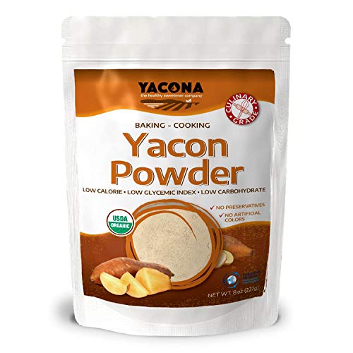Yacona Natural Yacon Powder | Culinary Grade Cooking & Baking Powder | Low