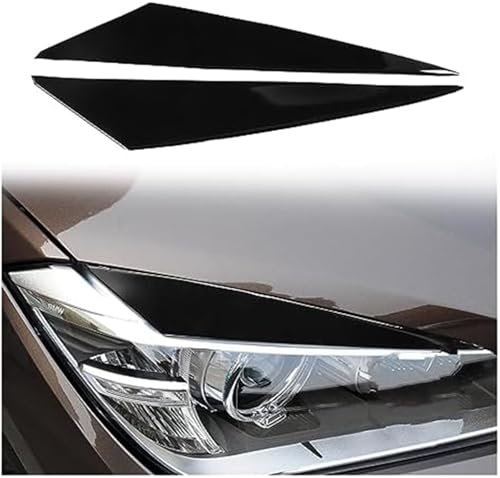 Paupières de phare BMW X1 E84 phares ternes solution sourcils noirs - 7