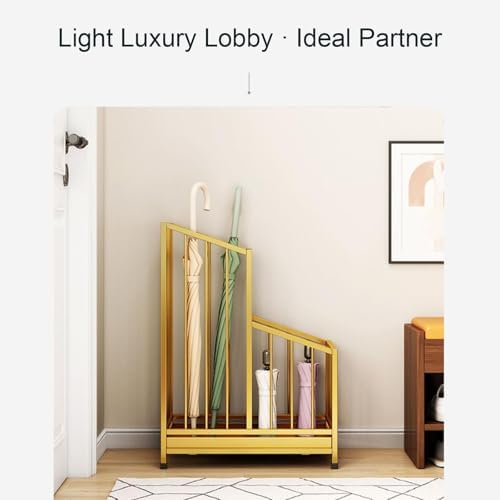 Large Capacity Metal Umbrella Stand Commercial Indoor Display Rack for Offices and Hotels Stylish and Umbrella Holder Space Saving Design for Entryways