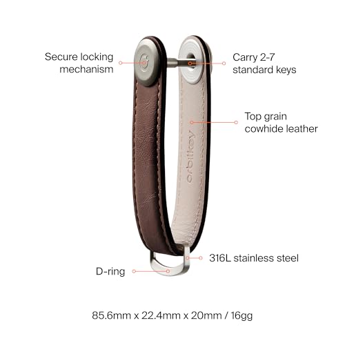 Image of Orbitkey Premium Leather Key Organizer
