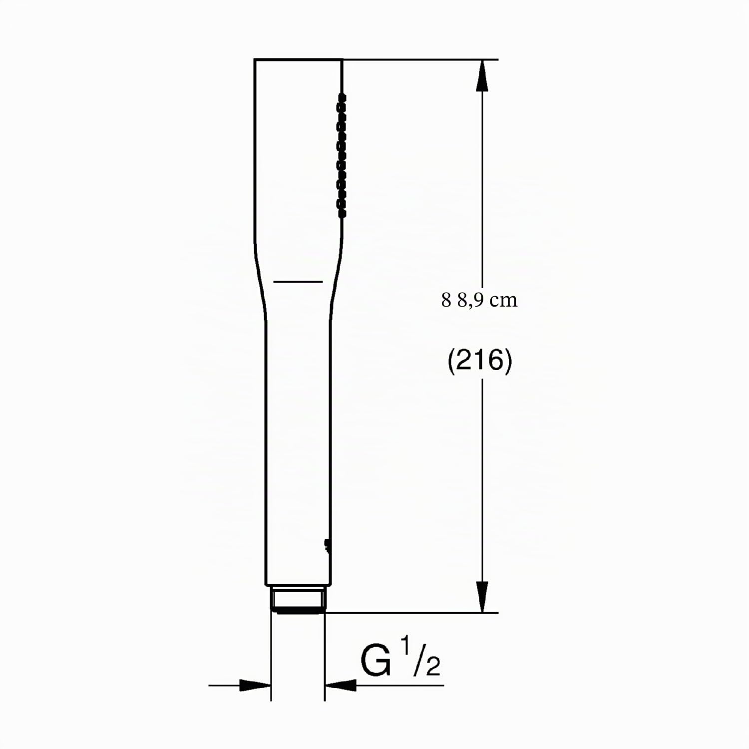 Grohe 27400000 27400000-Sistema de Ducha, Color Cromado, Cosmo