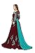 Nivah Fashion Women's Georgette Embroidery Anarkali Suit (US.G41-Maroon-M)